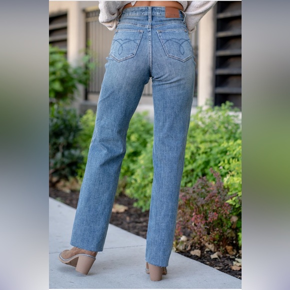 NWT Judy Blue Renee High Rise Tummy Control Straight Leg Jeans 3/26 - Picture 5 of 11